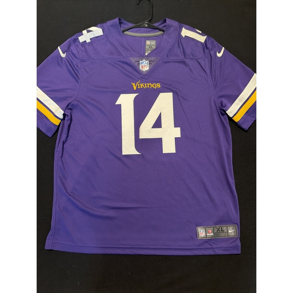 Minnesota Vikings Nike On Field Stefon Diggs #14 Football Jersey Size XL